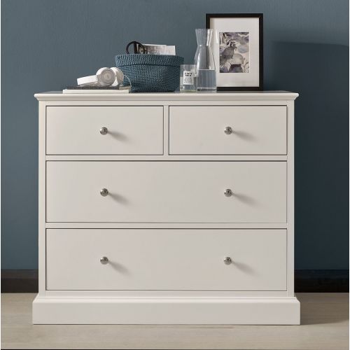 Ashby White Painted 4 Drawer Chest - Ashby Bedroom Furniture