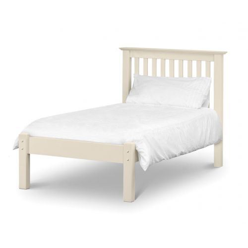 Aspen White Low Foot End 3' Single Bed