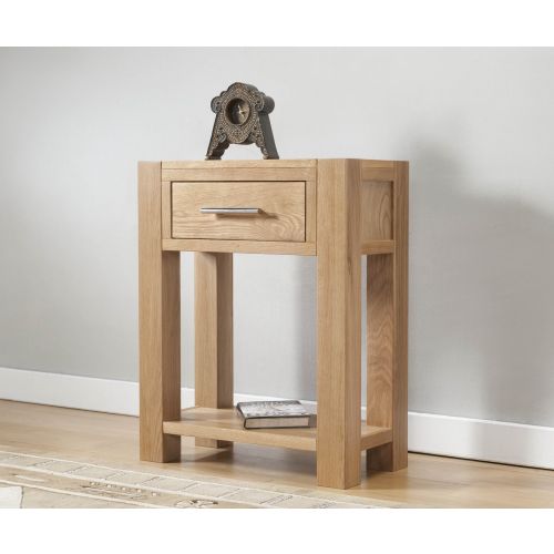 Aylesbury Contemporary Light Oak Small Hall Console Table