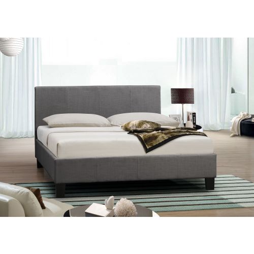 Berlin Grey Fabric Bed 