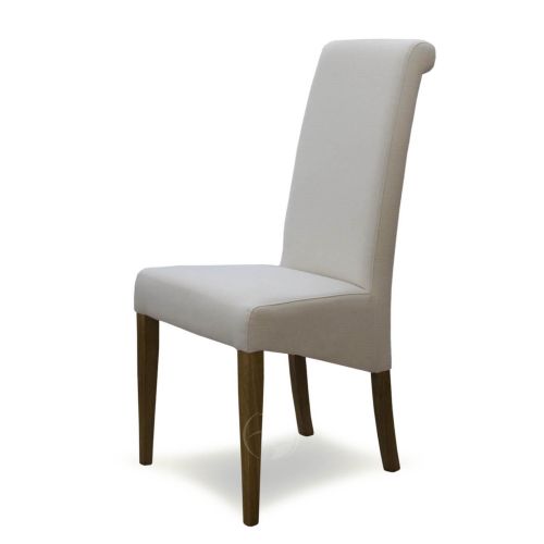 Italia Ivory Fabric Dining Chair