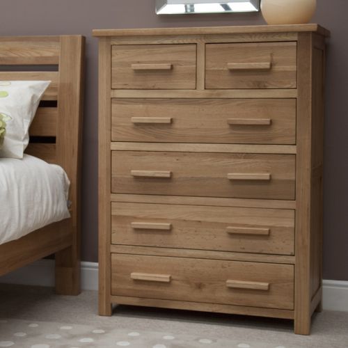 Opus Solid Oak 6 Drawer Chest