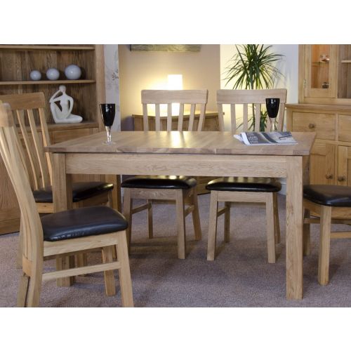 Opus Solid Oak Large Extending Dining Table