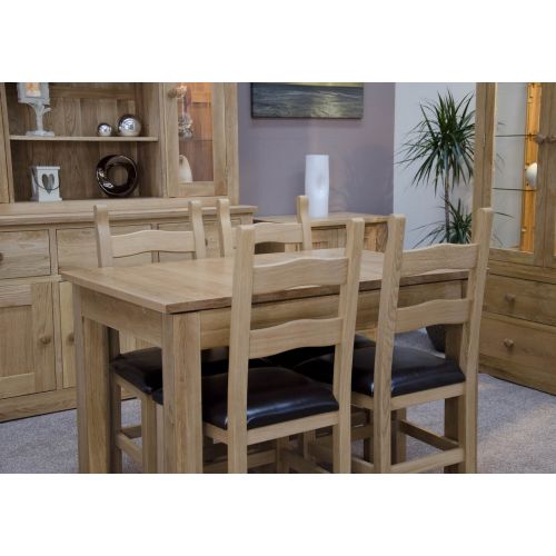 Opus Solid Oak Small Extending Dining Table