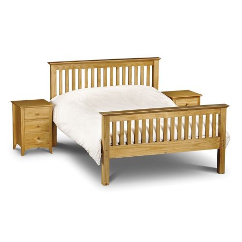 Trent Solid Pine High Foot End 4' 6" Double Bed