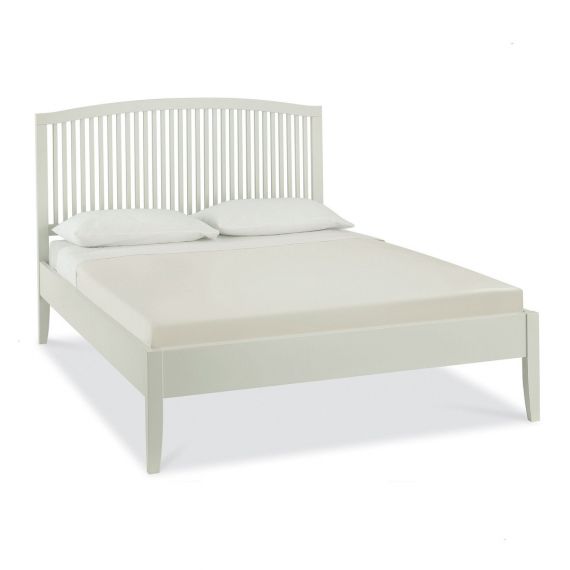 Ashby Cotton Painted Slatted Double Bed - Ashby Bedroom Furniture