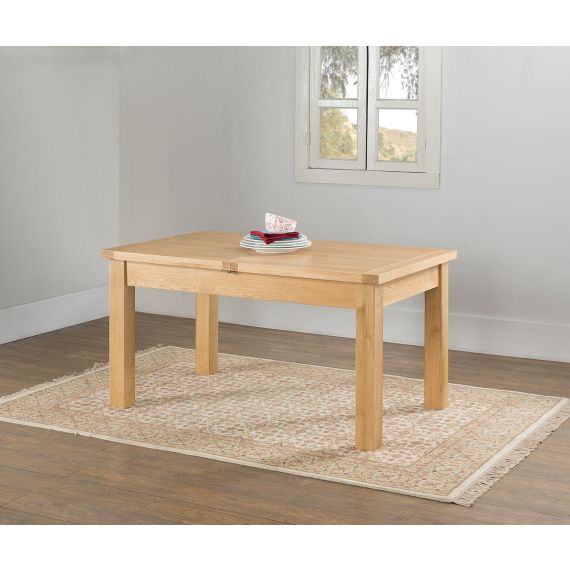 Aylesbury Contemporary Light Oak Large Extending Dining Table