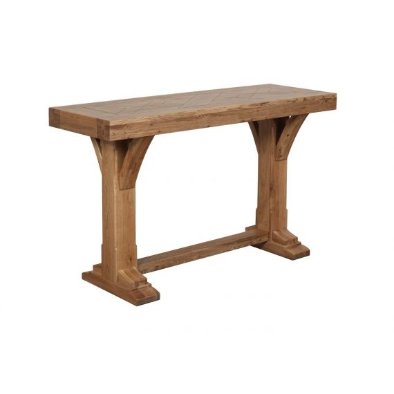 Bloomsbury Oak Console Table with Trestle Base