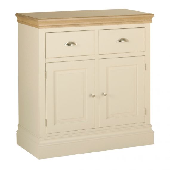 Country Oak and Painted 2 Door Sideboard