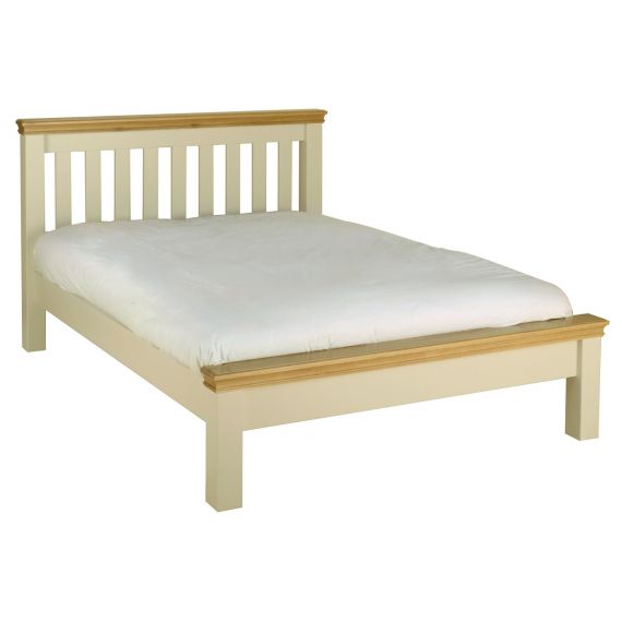Country Oak and Painted 5' King Size Bed