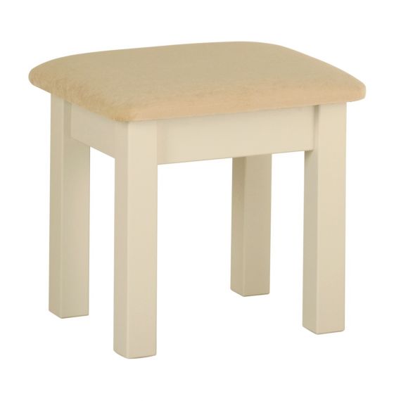 Country Oak and Painted Dressing Table Stool