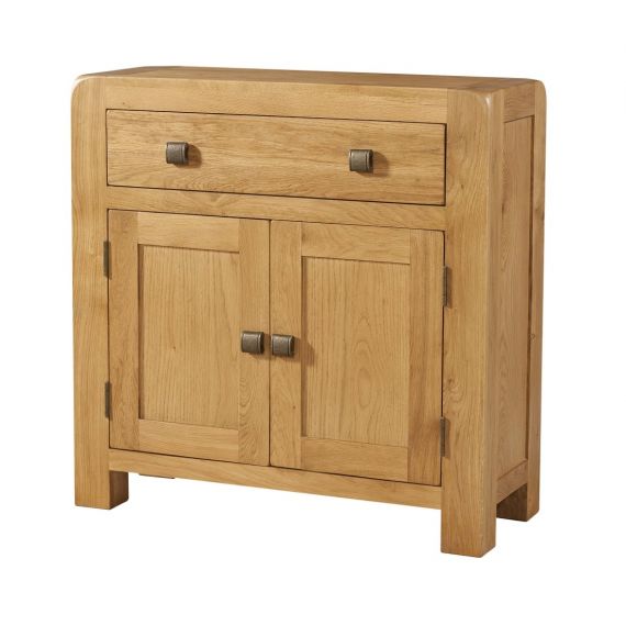 Fairfield Oak Compact Sideboard with 1 Drawer and 2 Doors