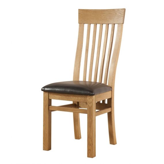 Fairfield Oak Curved Back Dining Chair