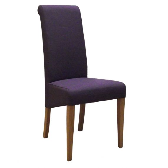 Mauve Fabric Dining Chair