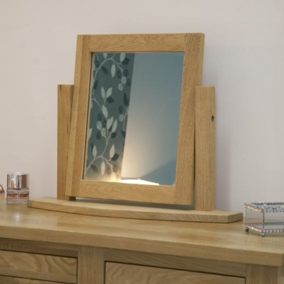 Opus Solid Oak Dressing Table Mirror
