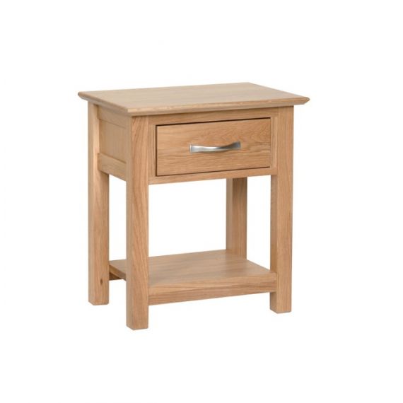 Oxford Contemporary Oak 1 Drawer Night Stand