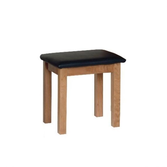 Oxford Contemporary Oak Dressing Table Stool