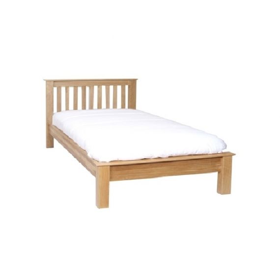 Oxford Contemporary Oak Low Foot End 4'6" Double Bed