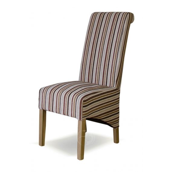 Richmond Royal Striped Fabric Dining Chair
