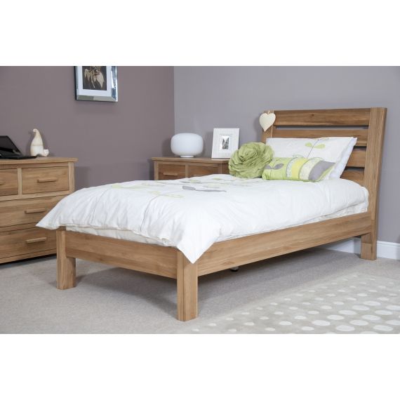 Solid Oak 3' Single Bed