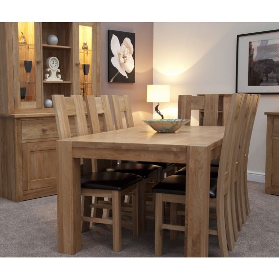 Trend Solid Oak Large Dining Table