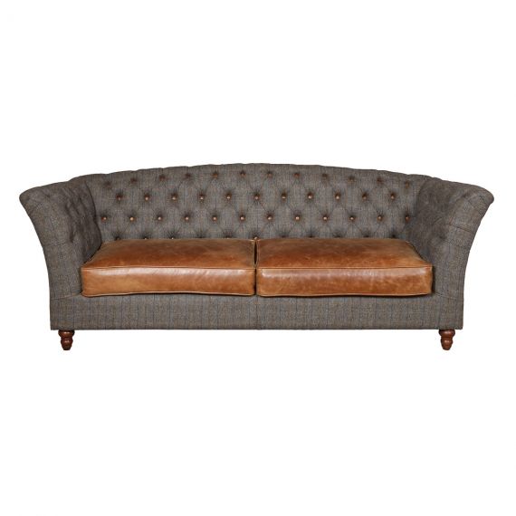 Denton Club 2 Seater Sofa - Traditional Style Settee