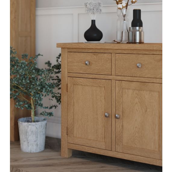 Light Oak Sideboard with Drawers - Grasmere Furniture