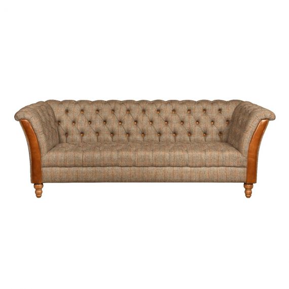 Milford 3 Seater Sofa - Chesterfield Style Vintage Settee