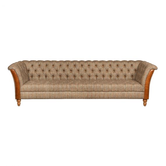 Milford 4 Seater Sofa - Chesterfield Style Settee - Vintage Sofa