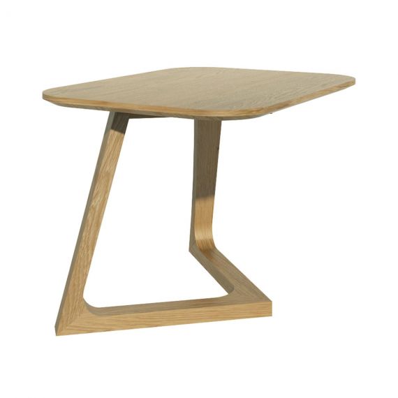 Scandic Oak V Small Lamp Table - Scandic Oak Furniture - Retro Style.