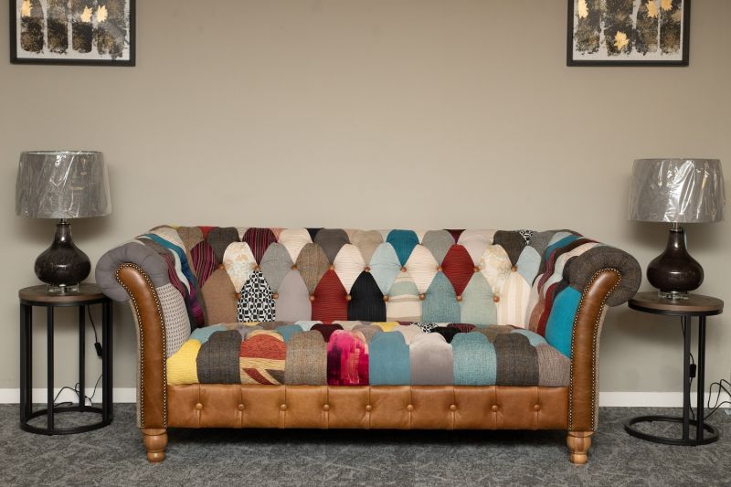 Chester Club Patchwork 2 Seater