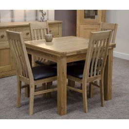 Small Draw Leaf Extending Dining Table