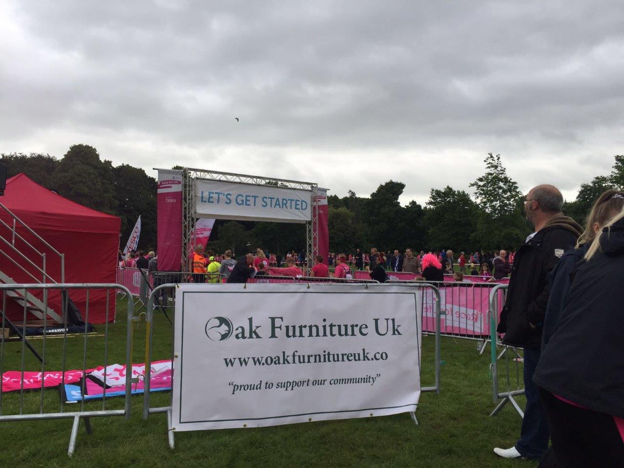 Race For Life 2016 Cumbria Oak Furniture UK