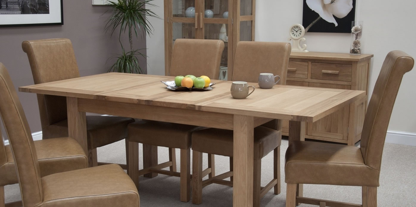Oak extending dining tables - what's all the noise about?