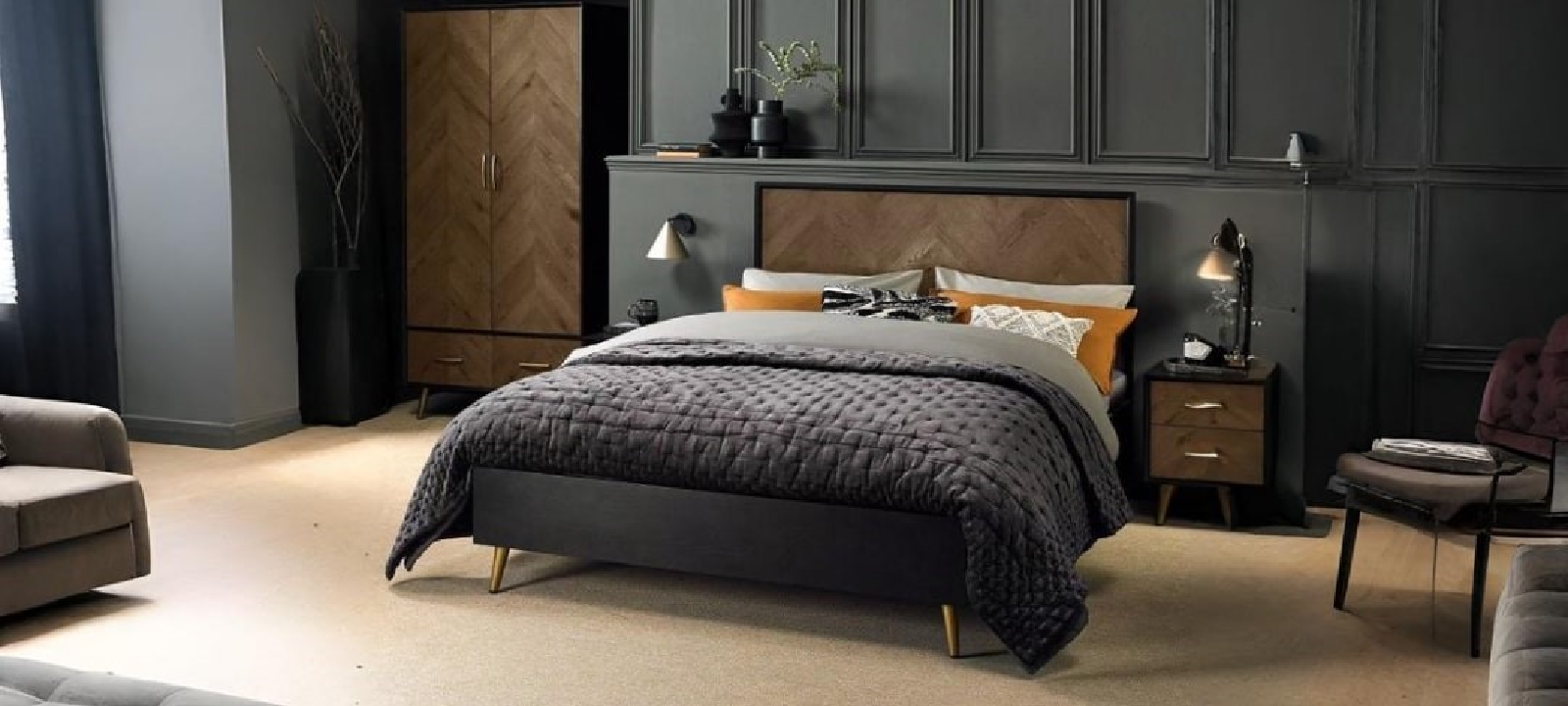 Black Furniture Bedroom Ideas | Oak Furniture UK